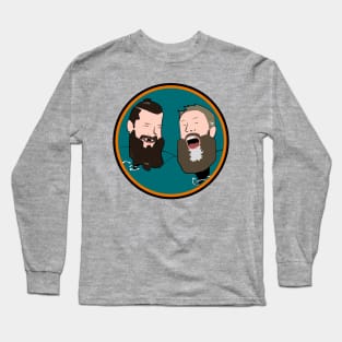 Bearded Buddies Joe Thornton Brent Burns Long Sleeve T-Shirt